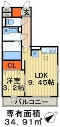 ヴィラ　リッツ３の物件間取画像